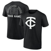 Minnesota Twins Monochrome Personalized Name & Number T-Shirt Sale