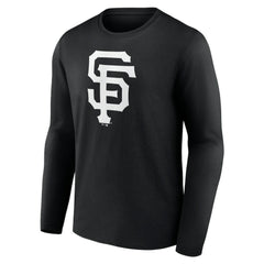 San Francisco Giants Monochrome Personalized Name & Number Long Sleeve T-Shirt Sale