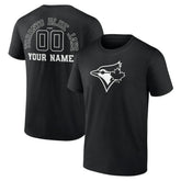 Toronto Blue Jays Monochrome Personalized Name & Number T-Shirt Near Me