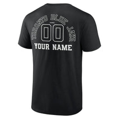 Toronto Blue Jays Monochrome Personalized Name & Number T-Shirt Near Me