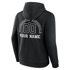 Washington Nationals Monochrome Personalized Name & Number Pullover Hoodie for sale