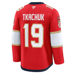 Matthew Tkachuk Florida Panthers Fanatics Home Premium Jersey - Red | Fanatics Lifestyle