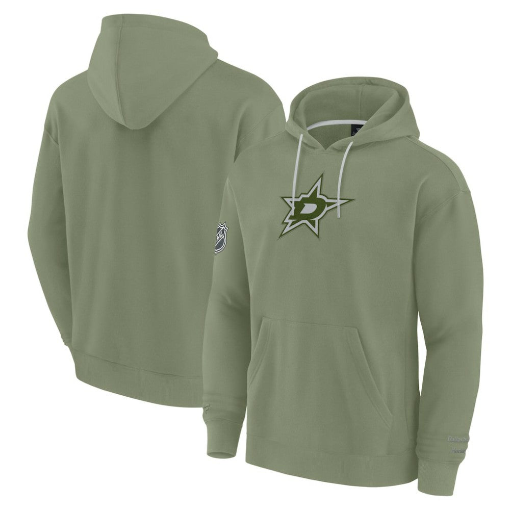 Dallas Stars Fanatics Elements Pace Pullover Hoodie - Olive | Fanatics Lifestyle