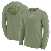 Minnesota Wild Fanatics Elements Strive Long Sleeve T-Shirt - Olive | Fanatics online