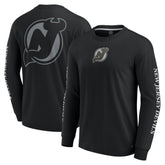 New Jersey Devils Fanatics Elements Strive Long Sleeve T-Shirt - Black | Fanatics Lifestyle