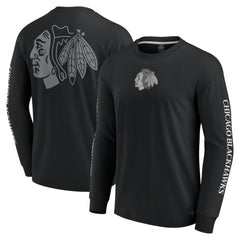 Chicago Blackhawks Fanatics Elements Strive Long Sleeve T-Shirt - Black | Fanatics online
