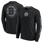 Boston Bruins Fanatics Elements Strive Long Sleeve T-Shirt - Black | Fanatics on sale