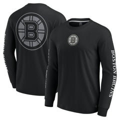 Boston Bruins Fanatics Elements Strive Long Sleeve T-Shirt - Black | Fanatics on sale