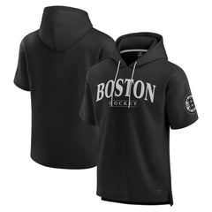 Boston Bruins Fanatics Elements Ready Short Sleeve Pullover Hoodie - Black | Fanatics sale