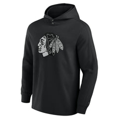 Chicago Blackhawks Fanatics Elements Blaze Tri-Blend Long Sleeve Hoodie T-Shirt - Black | Fanatics near me