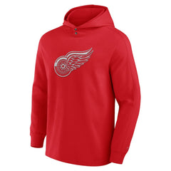 Detroit Red Wings Fanatics Elements Blaze Tri-Blend Long Sleeve Hoodie T-Shirt - Red | Fanatics discount