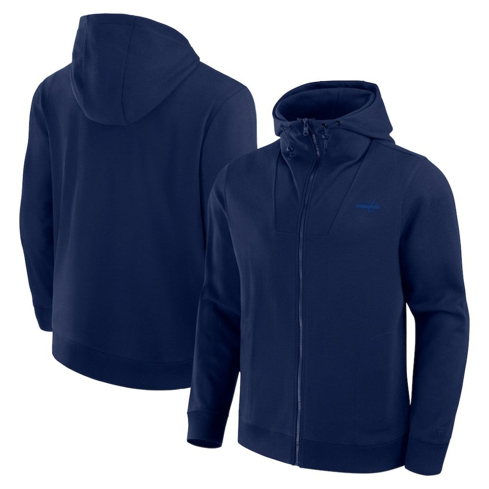Washington Capitals Fanatics Elements Tonal Primary Tri-Blend Full-Zip Hoodie - Navy | Fanatics on sale
