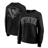 Pittsburgh Penguins Fanatics Women's Elements Flow Pullover Sweatshirt - Black | Fanatics online