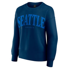 Seattle Kraken Fanatics Women's Elements Flow Pullover Sweatshirt - Navy | Fanatics near me