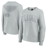 St. Louis Blues Fanatics Women's Elements Flow Pullover Sweatshirt - Gray | Fanatics discount