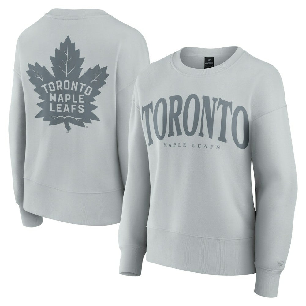 Toronto Maple Leafs Fanatics Women's Elements Flow Pullover Sweatshirt - Gray | Fanatics on sale