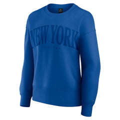 New York Rangers Fanatics Women's Elements Flow Pullover Sweatshirt - Royal | Fanatics on sale
