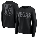 Vegas Golden Knights Fanatics Women's Elements Flow Pullover Sweatshirt - Black | Fanatics Lifestyle