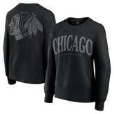 Chicago Blackhawks Fanatics Women's Elements Flow Pullover Sweatshirt - Black | Fanatics online