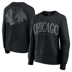 Chicago Blackhawks Fanatics Women's Elements Flow Pullover Sweatshirt - Black | Fanatics online