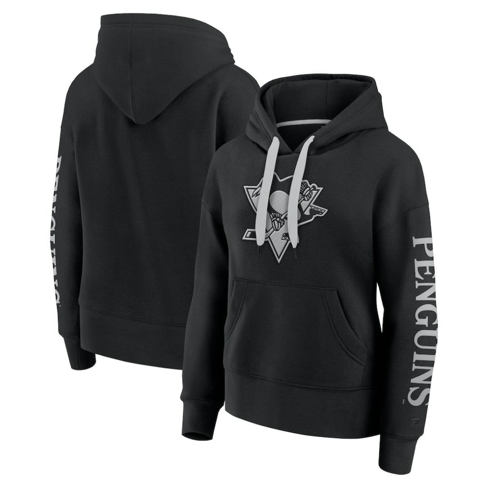 Pittsburgh Penguins Fanatics Women's Elements Next Pullover Hoodie - Black | Fanatics Lifestyle
