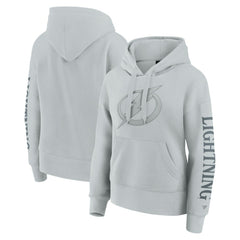 Tampa Bay Lightning Fanatics Women's Elements Next Pullover Hoodie - Gray | Fanatics Lifestyle