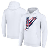 Columbus Blue Jackets Starter Color Scratch Fleece Pullover Hoodie - White | NHL near me