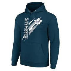 Toronto Maple Leafs Starter Color Scratch Fleece Pullover Hoodie - Blue | NHL sale