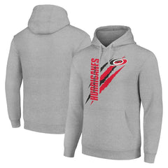 Carolina Hurricanes Starter Color Scratch Fleece Pullover Hoodie - Heather Gray | NHL sale
