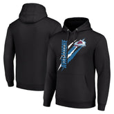 Colorado Avalanche Starter Color Scratch Fleece Pullover Hoodie - Black | NHL on sale