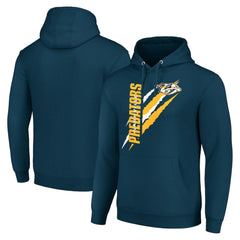 Nashville Predators Starter Color Scratch Fleece Pullover Hoodie - Blue | NHL online