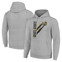 Vegas Golden Knights Starter Color Scratch Fleece Pullover Hoodie - Heather Gray | NHL online