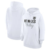Los Angeles Kings G-III 4Her by Carl Banks Women's Team Fleece Pullover Hoodie - White | NHL on sale