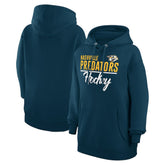 Nashville Predators G-III 4Her by Carl Banks Women's Team Fleece Pullover Hoodie - Navy | NHL Lifestyle