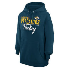 Nashville Predators G-III 4Her by Carl Banks Women's Team Fleece Pullover Hoodie - Navy | NHL Lifestyle