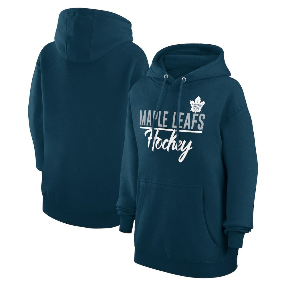 Toronto Maple Leafs G-III 4Her by Carl Banks Women's Team Fleece Pullover Hoodie - Navy | NHL online