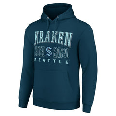 Seattle Kraken Starter Graphic Pullover Hoodie - Deep Sea Blue | NHL sale