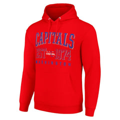 Washington Capitals Starter Retro Graphic Pullover Hoodie - Red | NHL near me