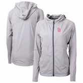 San Diego Padres Cutter & Buck Women's City Connect Adapt Eco Knit Hybrid Recycled Full-Zip Hoodie Near Me