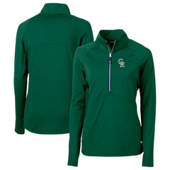 Colorado Rockies Cutter & Buck Women's City Connect Adapt Eco Knit Recycled Half-Zip Pullover Top for sale