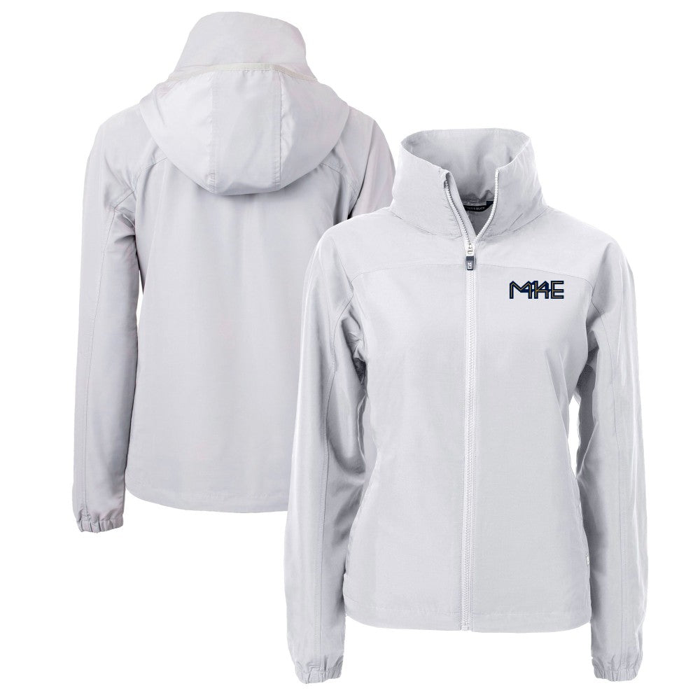 Milwaukee Brewers Cutter & Buck Women's City Connect Charter Eco Recycled Full-Zip Jacket Outlet