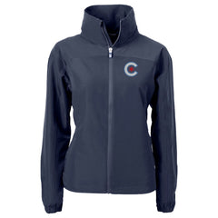 Chicago Cubs Cutter & Buck Women's City Connect Charter Eco Recycled Full-Zip Jacket Outlet