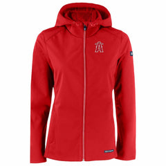 Los Angeles Angels Cutter & Buck Women's City Connect Evoke Eco Softshell Recycled Full-Zip Hoodie Jacket Outlet