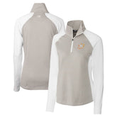 Houston Astros Cutter & Buck Women's City Connect Forge Tonal Stripe Stretch Half-Zip Pullover Top Sale
