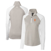 San Francisco Giants Cutter & Buck Women's City Connect Forge Tonal Stripe Stretch Half-Zip Pullover Top Near Me