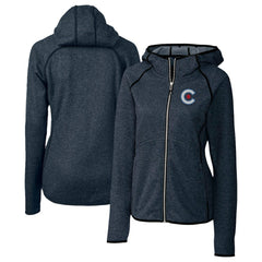 Chicago Cubs Cutter & Buck Women's City Connect Mainsail Full-Zip Hooded Jacket Outlet