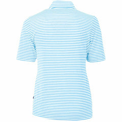 Chicago Cubs Cutter & Buck Women's City Connect Virtue Eco Pique Stripe Recycled Top for sale