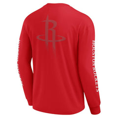 Fanatics Houston Rockets Elements Strive Long Sleeve T-Shirt Red