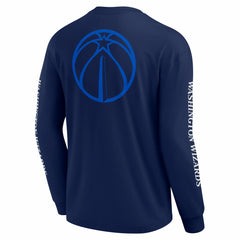 Fanatics Washington Wizards Elements Strive Long Sleeve T-Shirt Navy