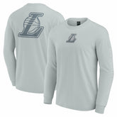 Fanatics Los Angeles Lakers Elements Strive Long Sleeve T-Shirt Gray
